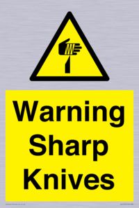 Warning Sharp Knives